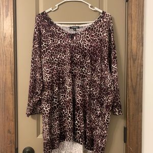 Women’s leopard print shirt